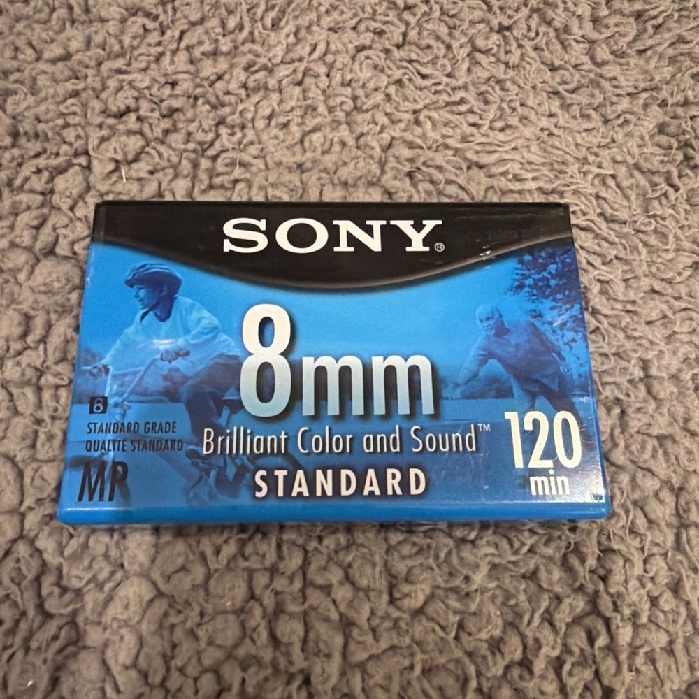 SEALED Sony 8mm Video Camcorder Cassette Tape 120 Minute MP Standard